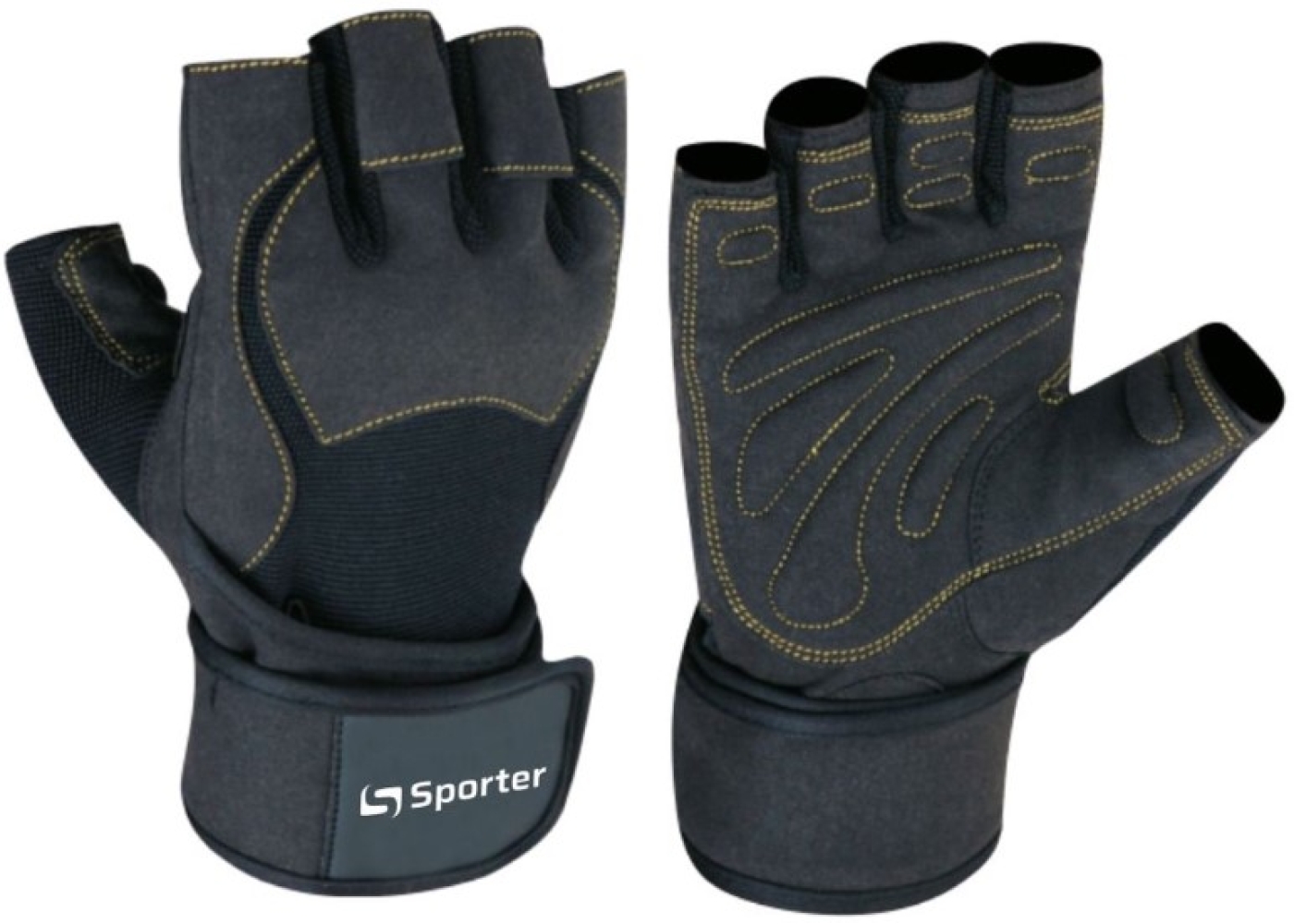 Рукавички чоловічі (MFG-148.4 A) - Black/Yellow