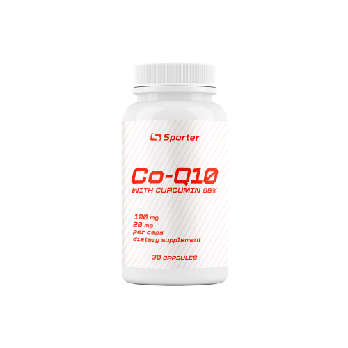 Coenzyme Q10 -100 mg + curcumin - 30 капс