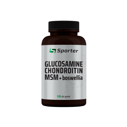Glucosamine/Chondritin/MSM + Boswellia - 120 піг NEW