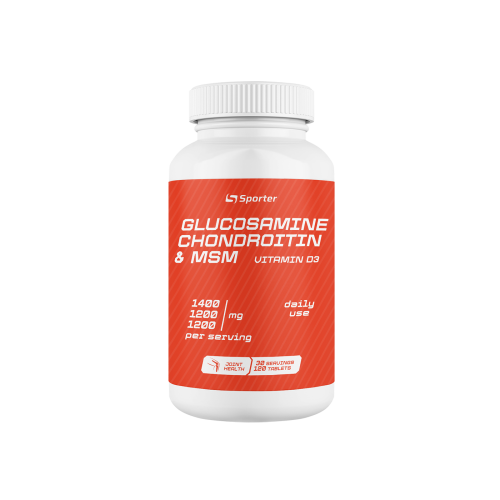 Хондропротектор Glucosamine Chondroitin + MSM + D3 - 120 таб