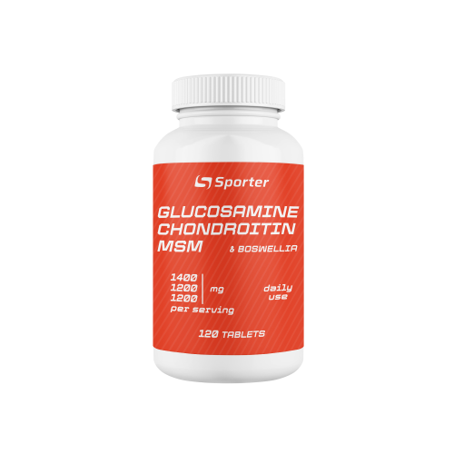 Glucosamine Chondritin MSM + Boswellia - 120  таб