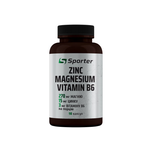 Zinc Magnesium Vitamin B6 - 90 капс