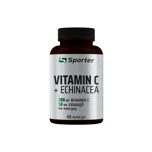 Vitamin C + Echinacea - 60 капс NEW