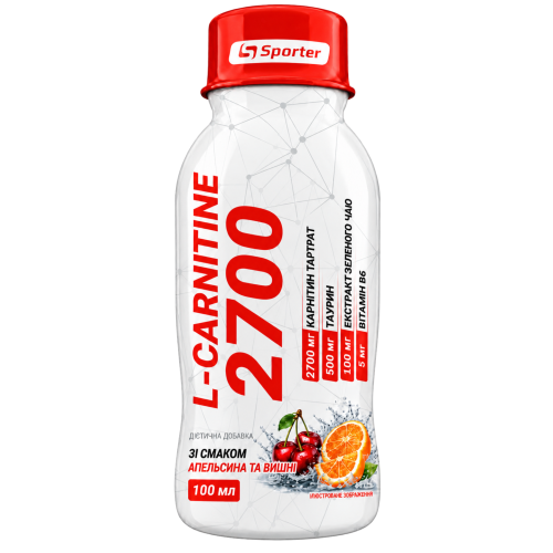 Sporter    L - carnitine 2700 - 100 мл - апельсин-вишня 
